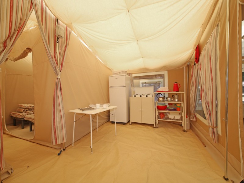 Accommodatie Glamptent keuken