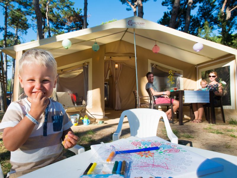 Accommodatie Glamptent familie